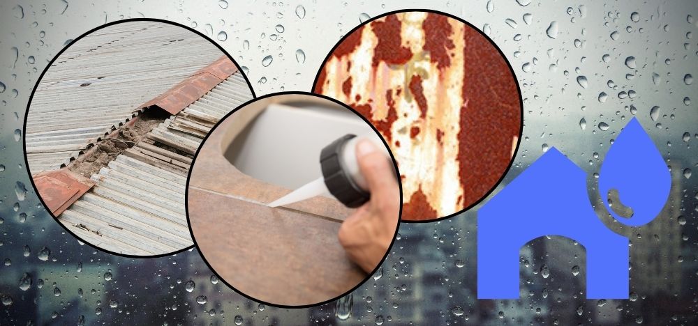 棟板金からの雨漏り