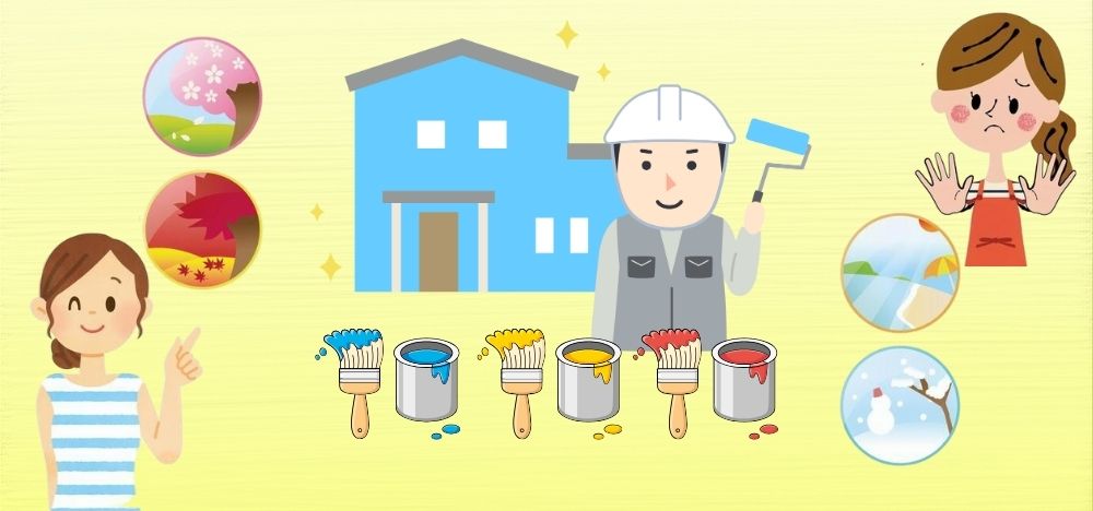 季節ごとの外壁塗装への影響