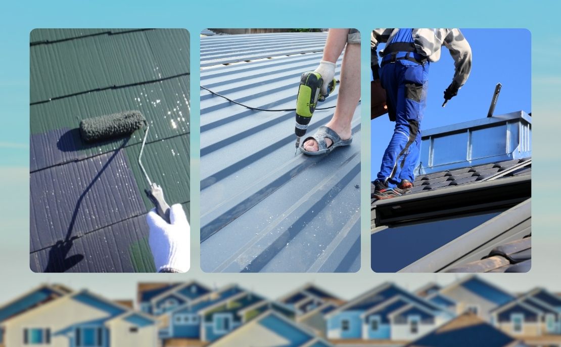 塗装・カバー・葺き替えの違いを徹底比較