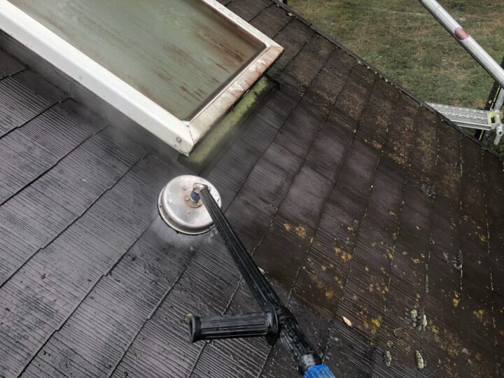 高圧洗浄　屋根