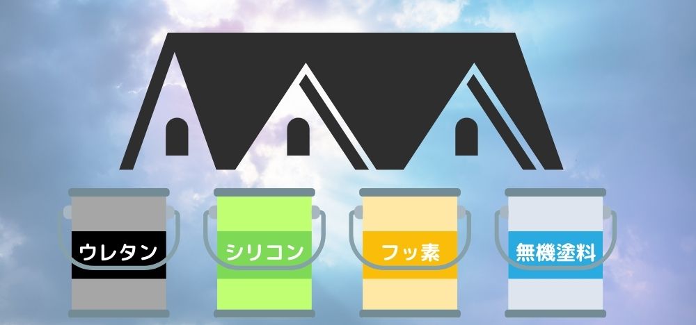 屋根塗装の塗料選びで知っておきたい！塗料の種類