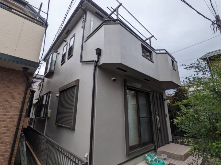 大和市｜S様邸｜外壁塗装｜屋根カバー｜バルコニー工事