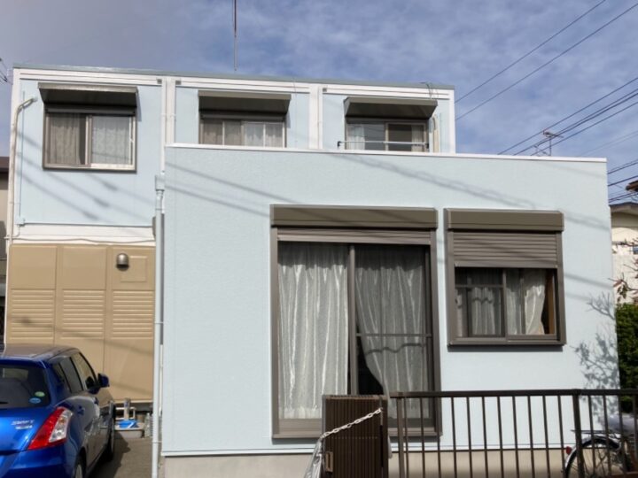 厚木市屋根外壁塗装工事