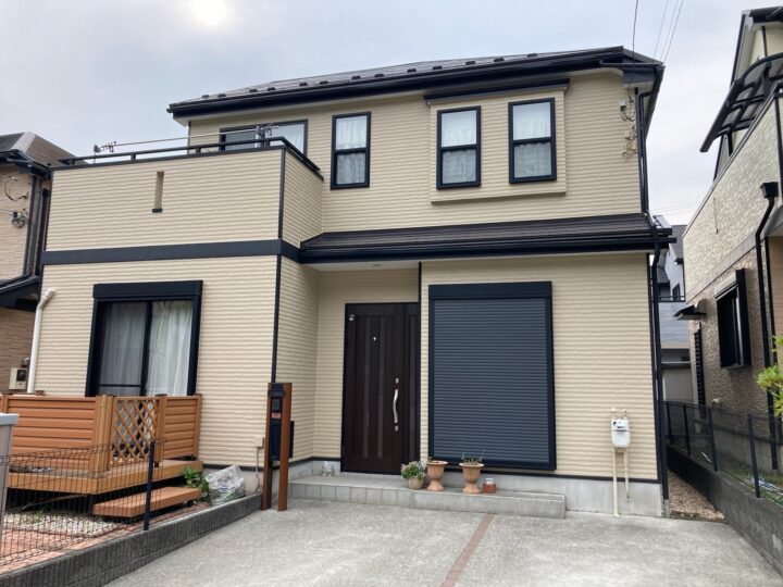 厚木市屋根外壁塗装工事