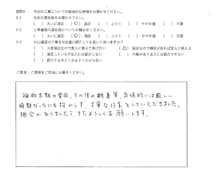 満足工事
