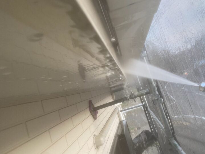高圧洗浄 雨樋・破風