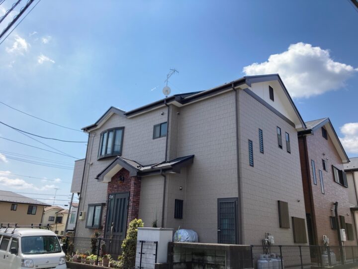 厚木市屋根外壁塗装工事