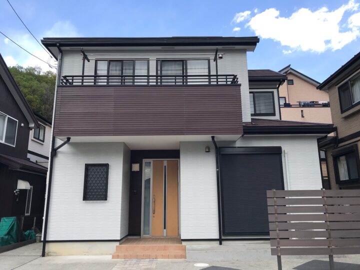 厚木市屋根カバー外装塗装工事