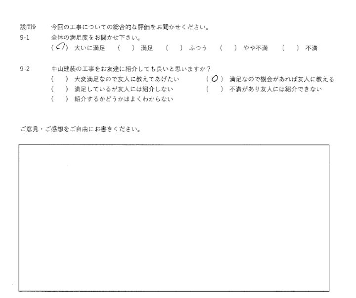 大いに満足