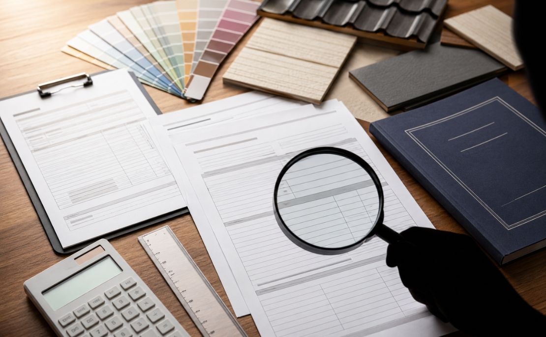 悪質業者を避けるために見積書・保証・契約書を見る