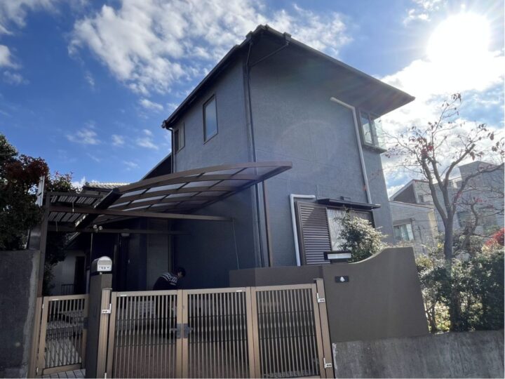 厚木市｜H様邸｜外壁塗装｜屋根カバー｜バルコニー工事