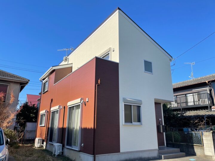 厚木市｜H様邸｜外壁塗装（２色）｜屋根塗装