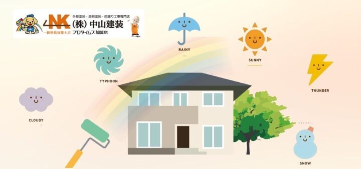 大和市の気候に合った施工スケジュール！外壁塗装の成功は天候次第