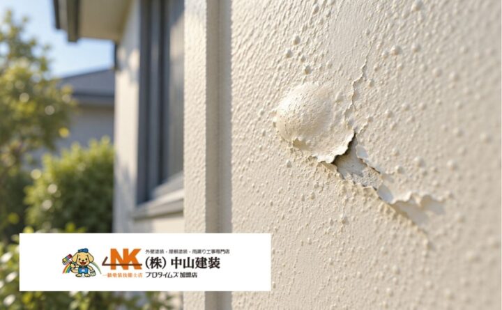 外壁塗装の膨れ・剥がれは塗り直せば直る？原因と再発を防ぐ補修の判断