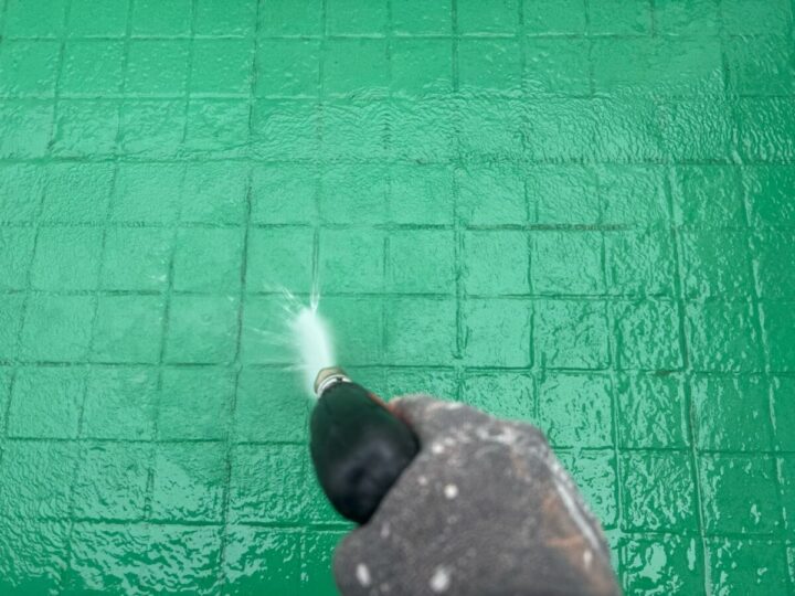 バルコニー 高圧洗浄