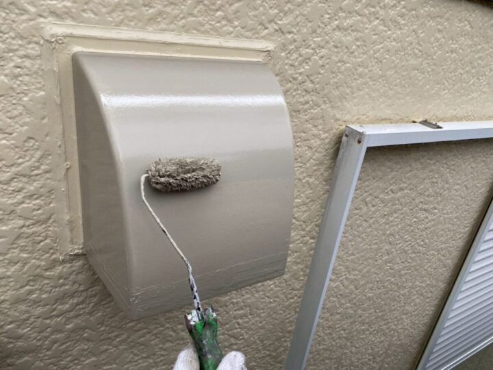 換気フード 上塗り