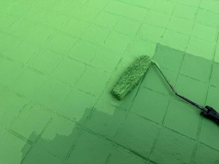 バルコニー 上塗り