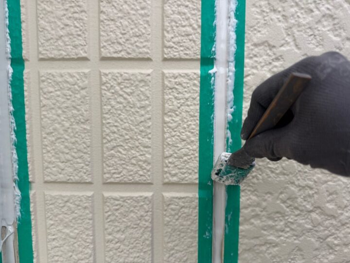 外壁 シーリング打設