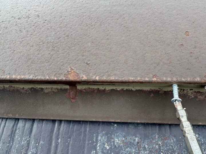 棟板金 ビス交換