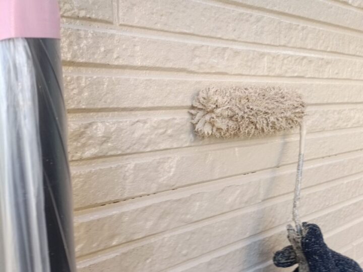 外壁 上塗り(ミッドビスケット)