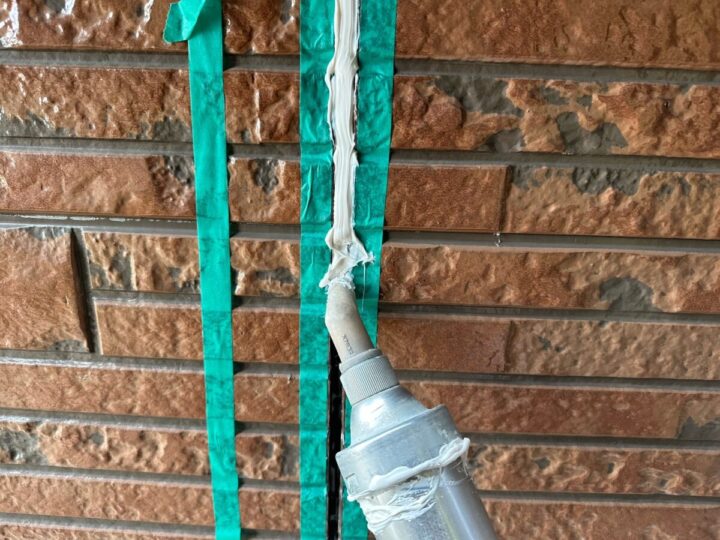 外壁 シーリング打設