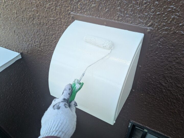 換気フード 上塗り