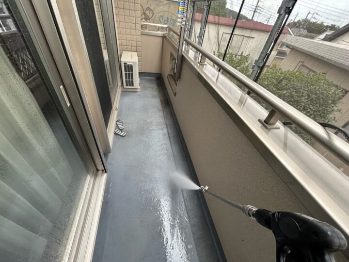 バルコニー 洗浄