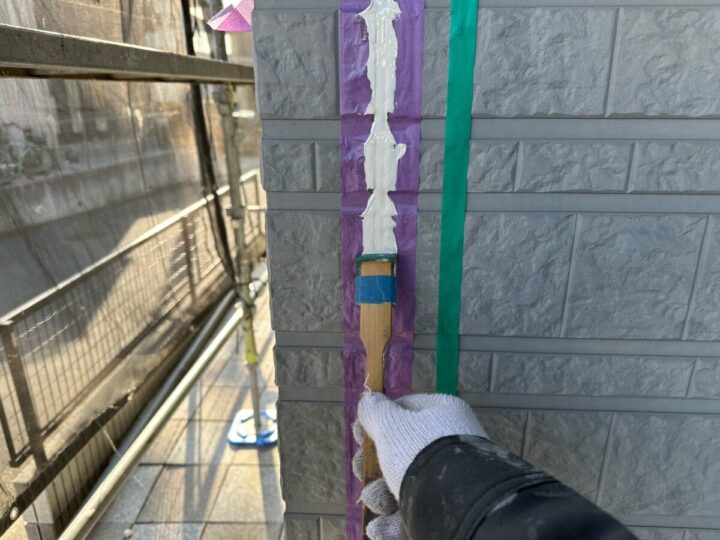 外壁 コーキング打設