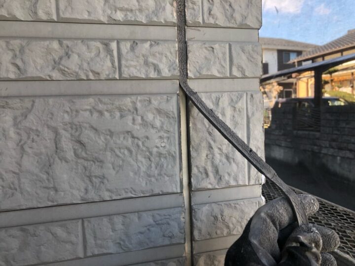 外壁 コーキング撤去