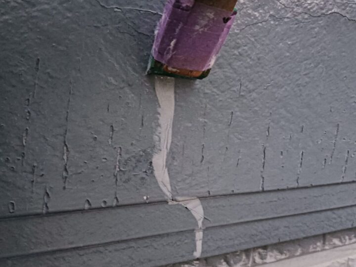 幕板 クラック補修