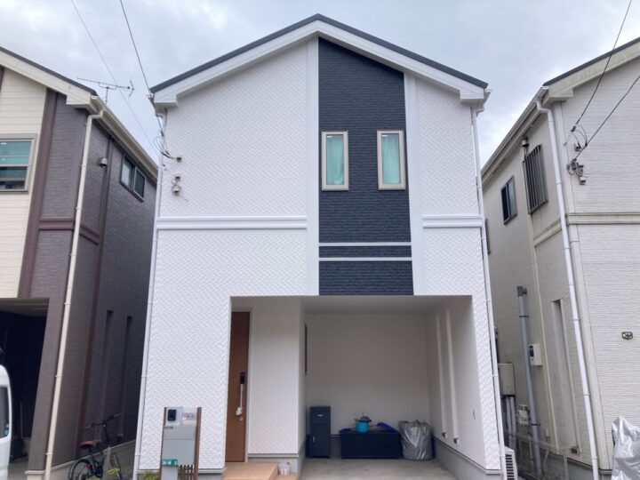 座間市｜N様邸｜外壁塗装（2色）｜屋根カバー工事