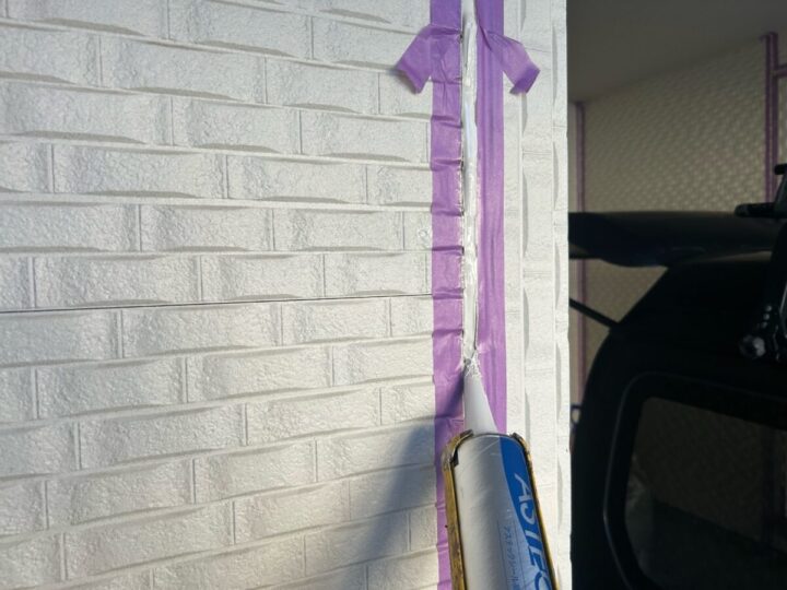 外壁 コーキング打設