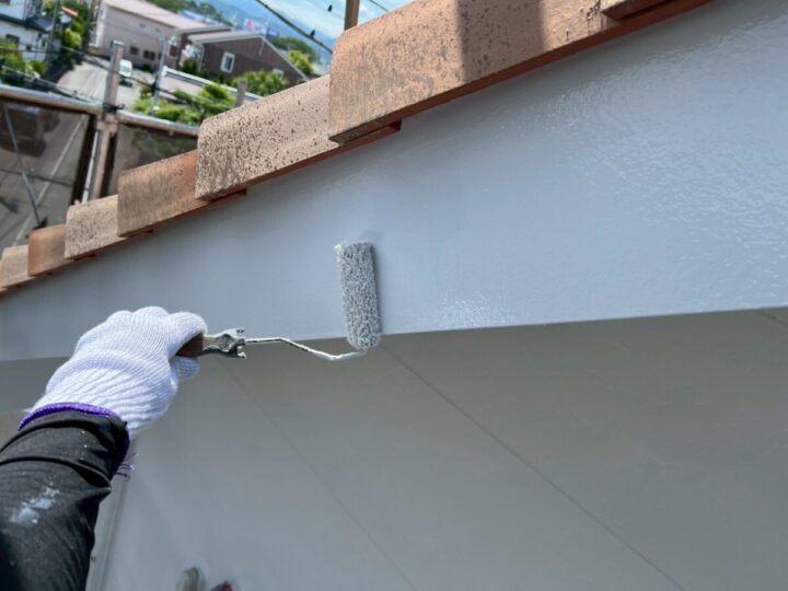 破風 上塗り