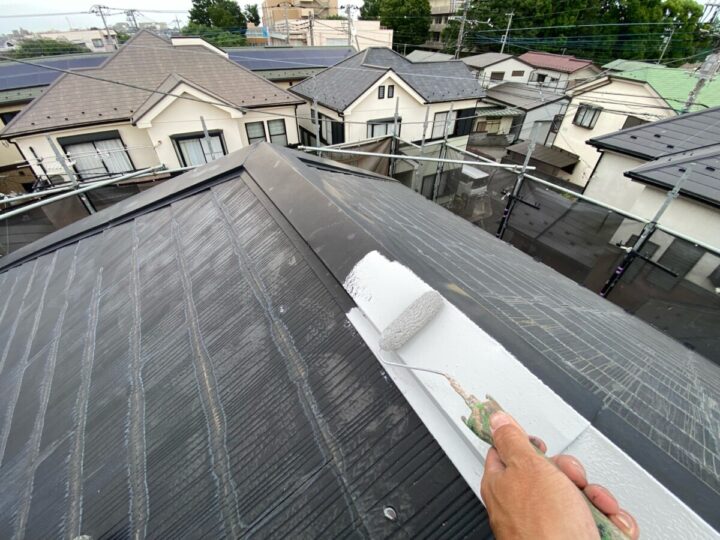 屋根 板金錆止め