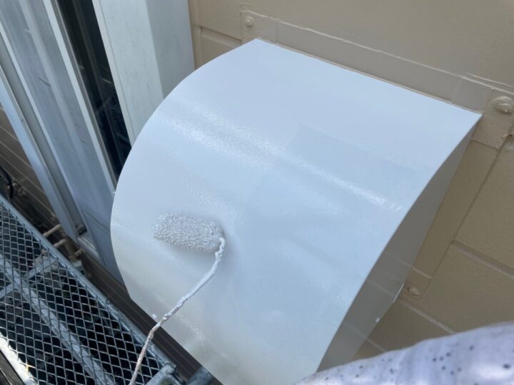 換気フード 上塗り