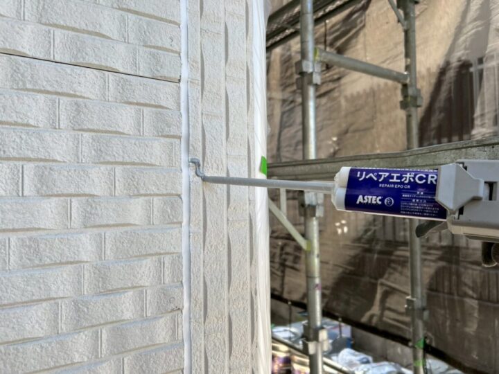 外壁 クラック補修