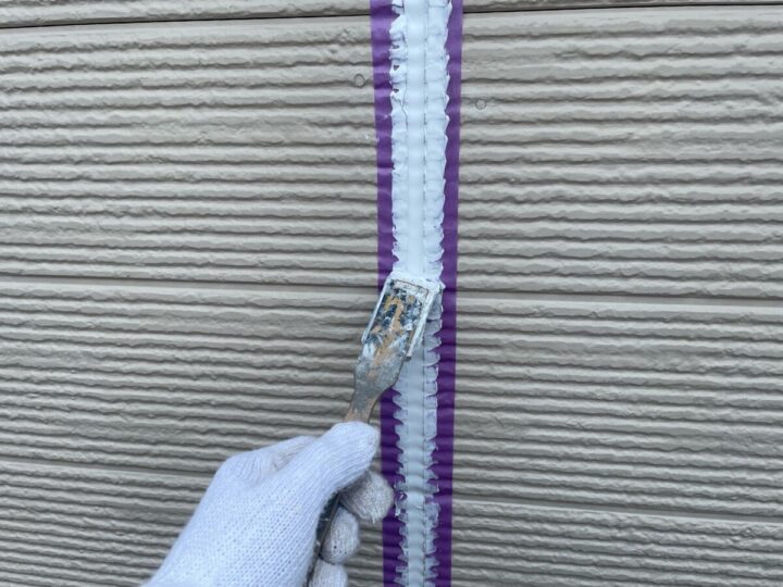 外壁 コーキング打設