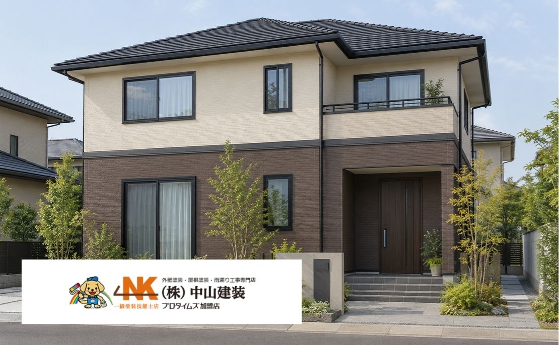 大和市で外壁をツートンにするなら？色の組み合わせと分け方を施工事例で解説