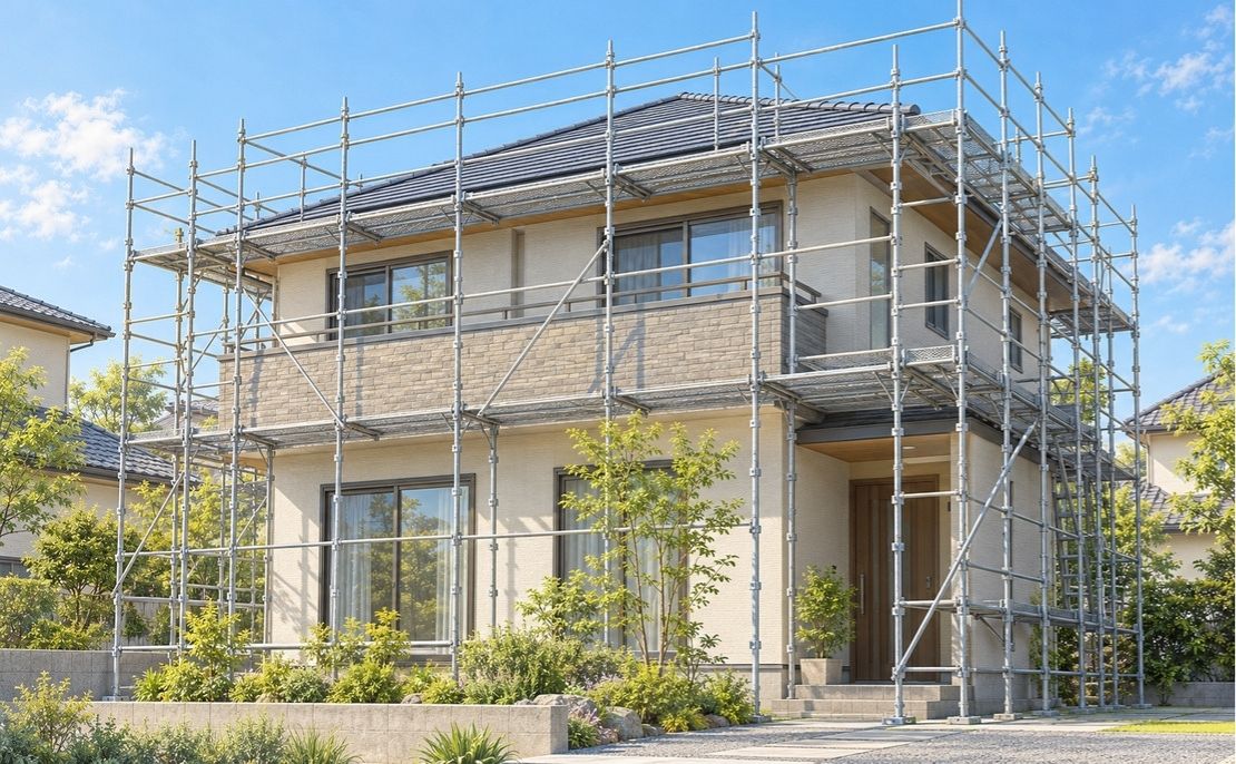 年内完了に向けて相談から足場解体までを計画する