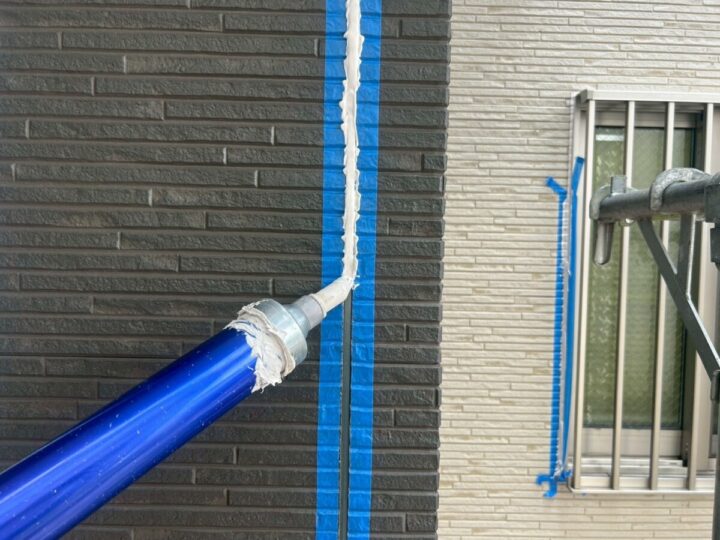 外壁 コーキング打設
