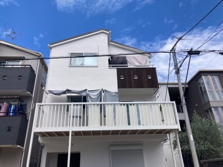 大和市｜I様邸｜外壁塗装（NP370）｜屋根カバー工事（シェイドブラウン）